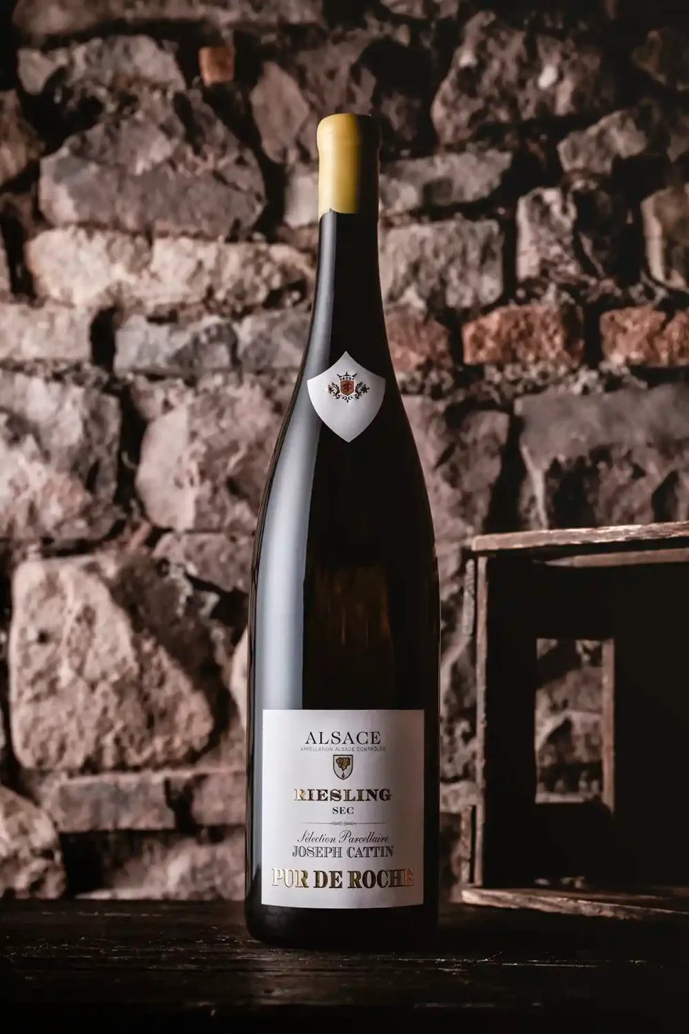 Joseph Cattin Pur de Roche riesling hvidvin tør
