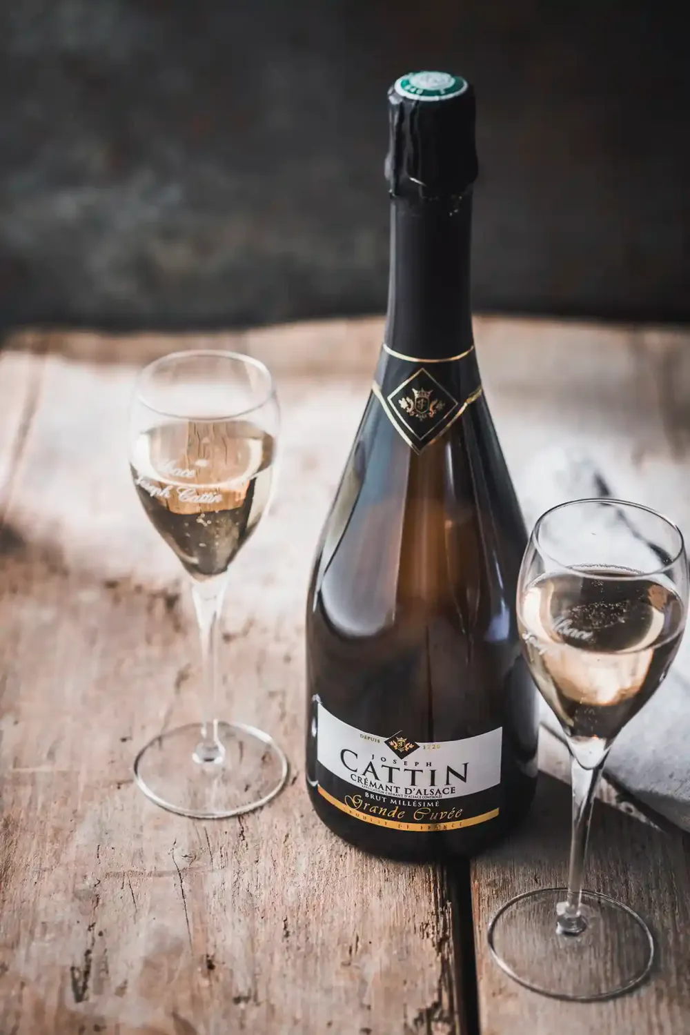 Joseph Cattin Grande Cuvée Crémant mousserende vin 18 mdr