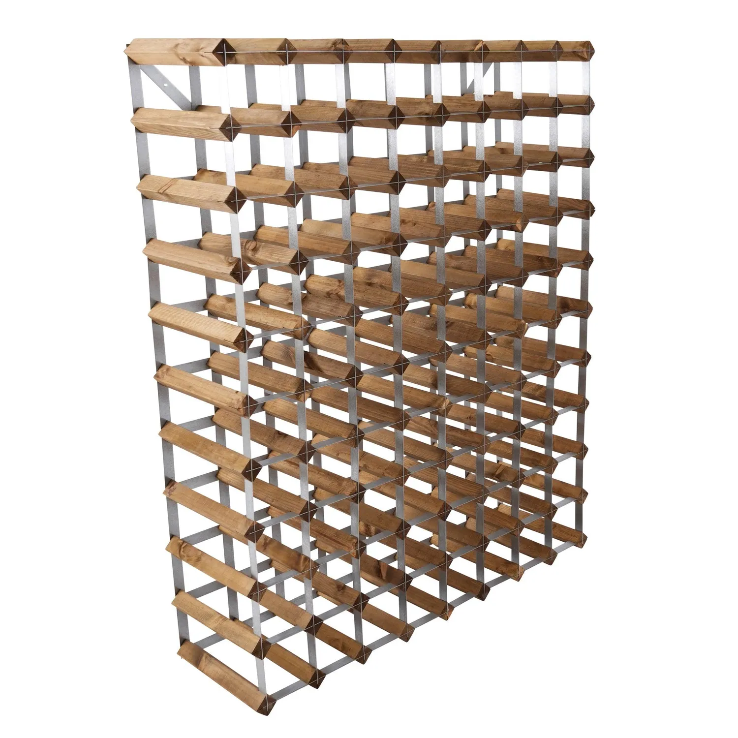 Traditional Wine Rack Traditionel Vinreol 90 flasker Lys eg Saml selv