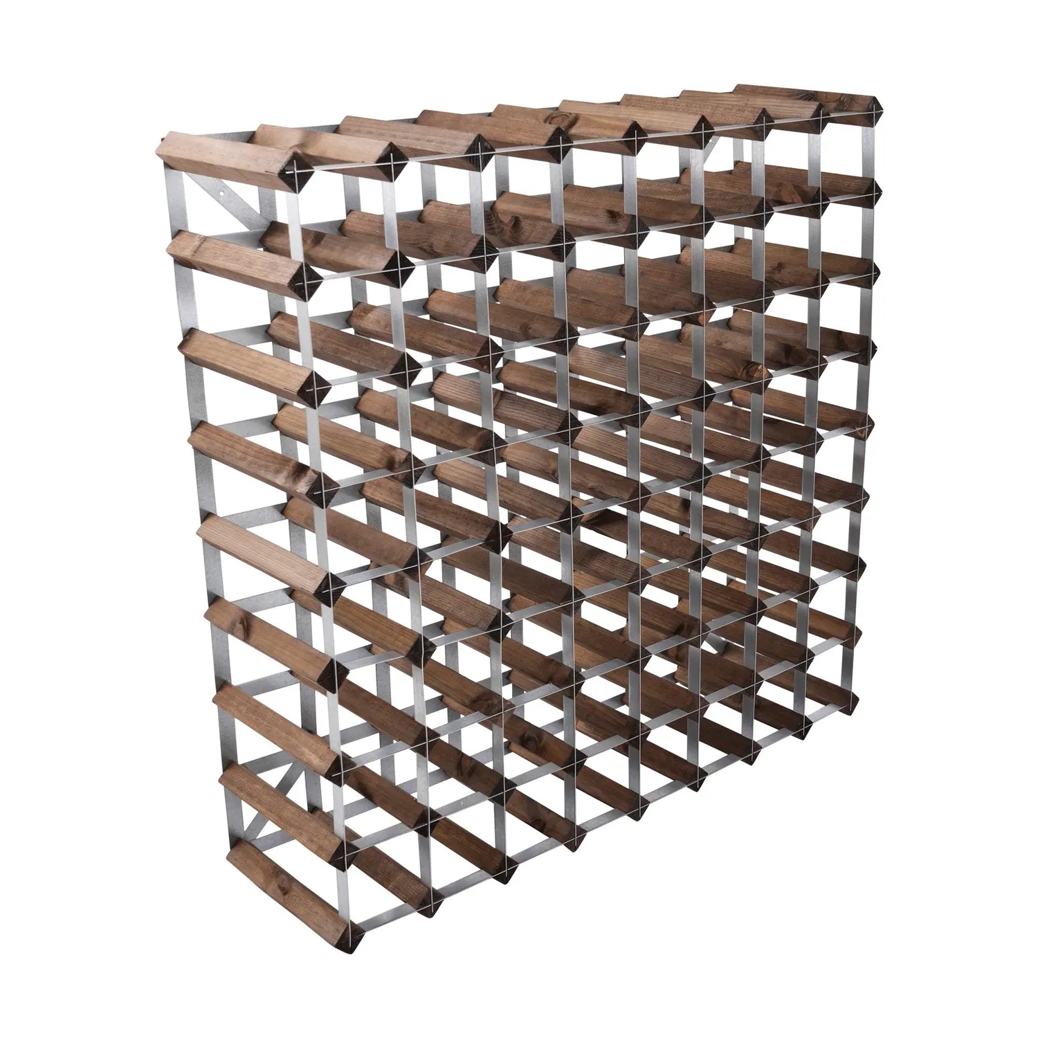 Traditional Wine Rack Traditionel Vinreol 72 flasker mørk eg