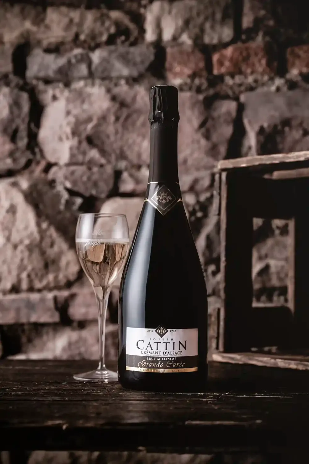Joseph Cattin Grande Cuvée Crémant mousserende vin 18 mdr