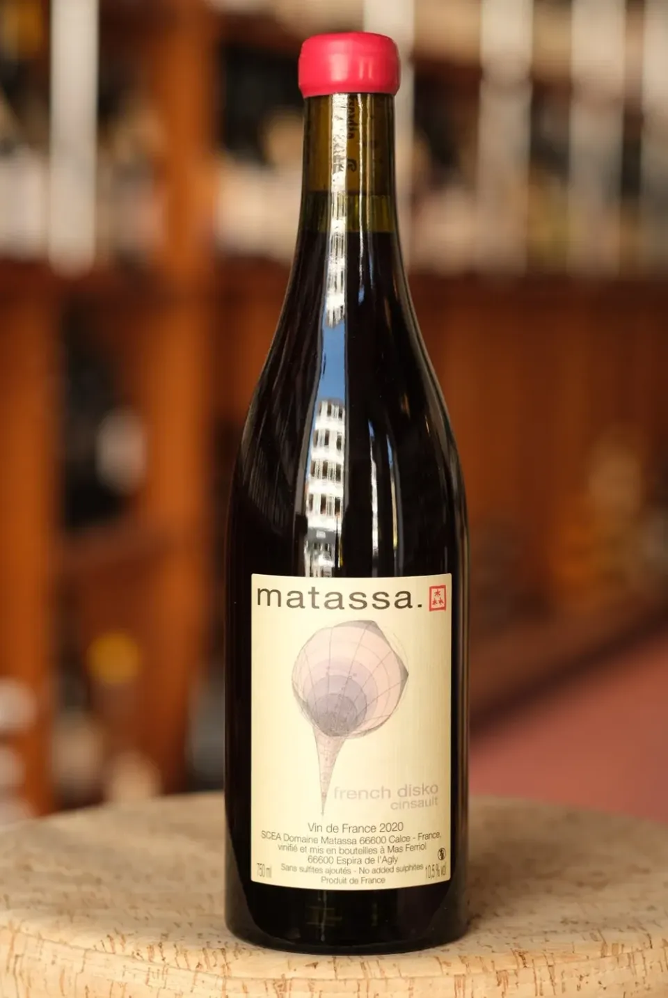 Vin de Table French Disco rødvin 2021 cinsault
