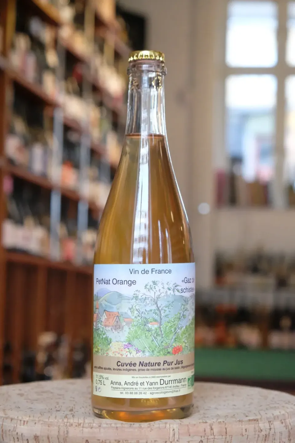 Vin de Table Gaz de Schistes Pet Nat mousserende 2023
