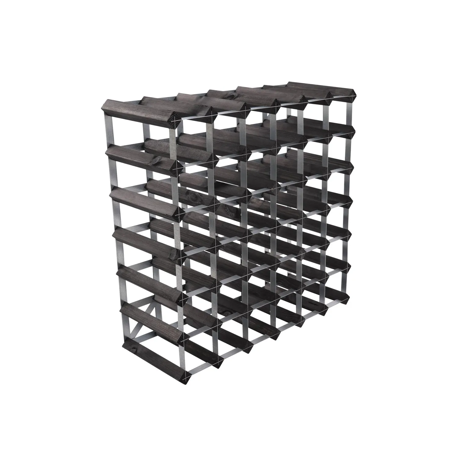 Traditional Wine Rack Traditionel Vinreol 42 flasker Sort ask Saml selv