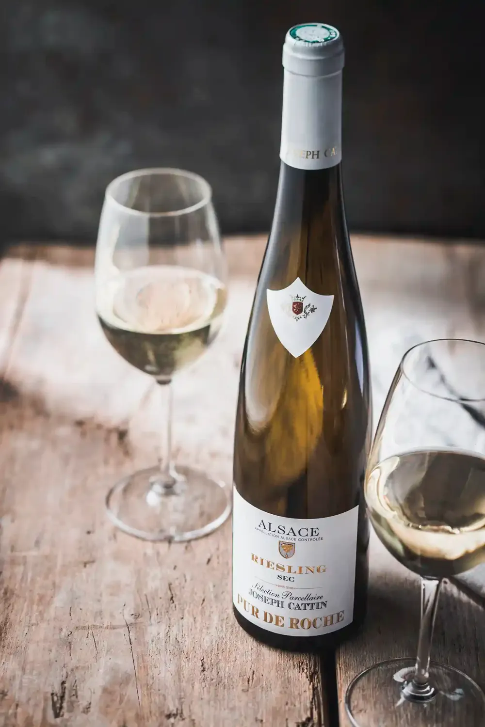Joseph Cattin Pur de Roche riesling hvidvin tør