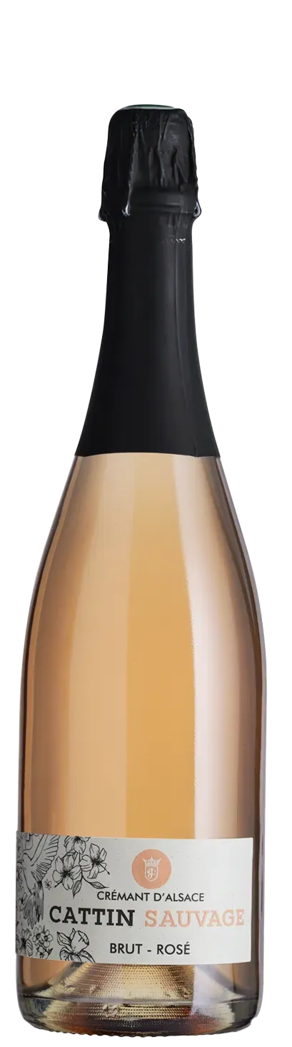Joseph Cattin Sauvage Crémant d'Alsace Rosé mousserende vin øko