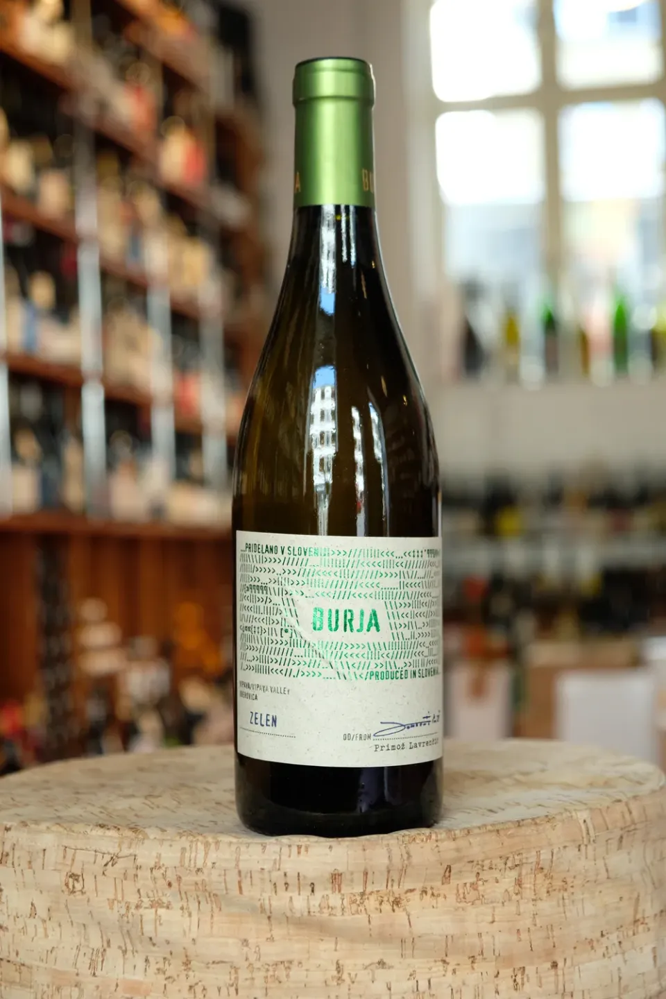 Burja Zelen orangevin 2024 slovensk urtet