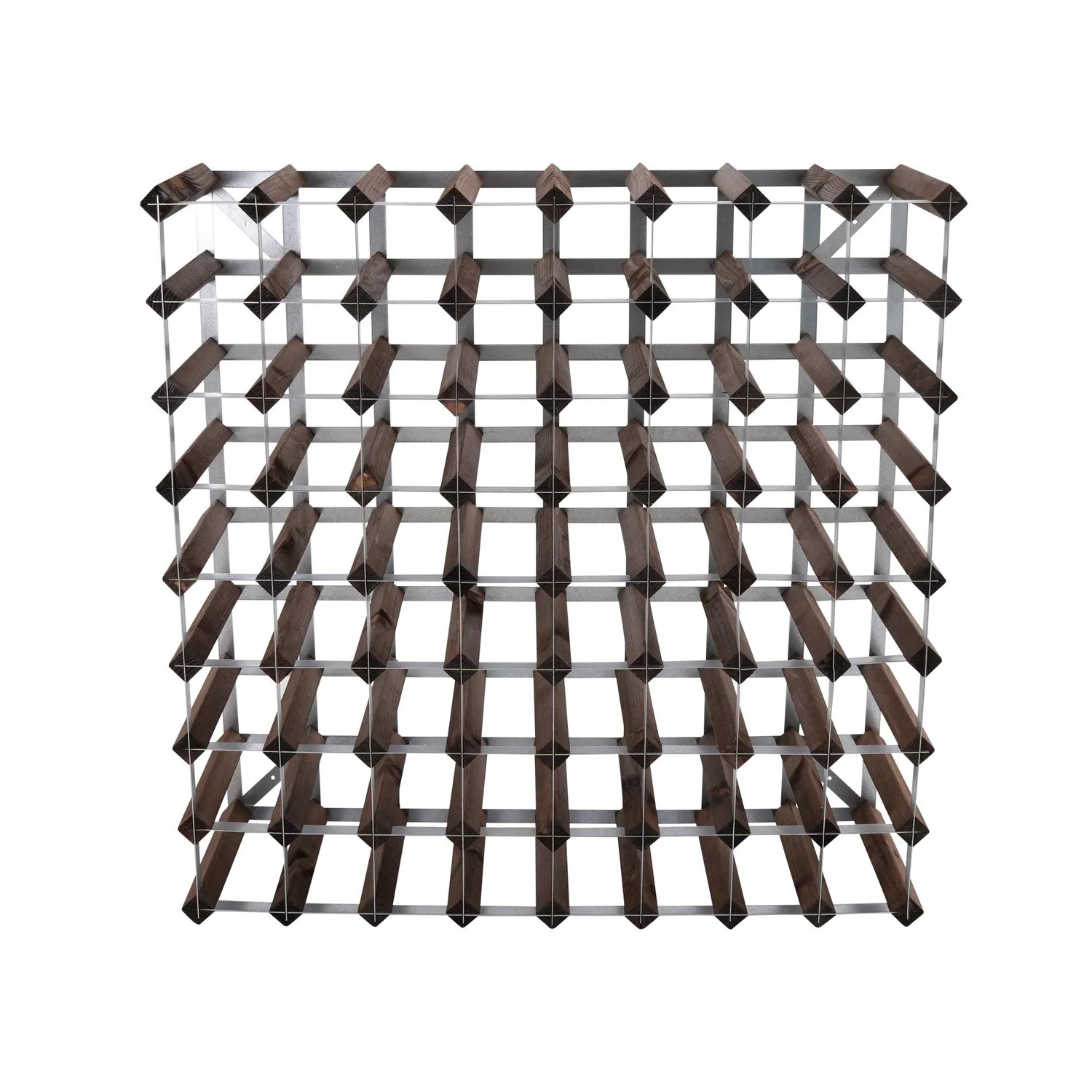 Traditional Wine Rack Traditionel Vinreol 72 flasker mørk eg