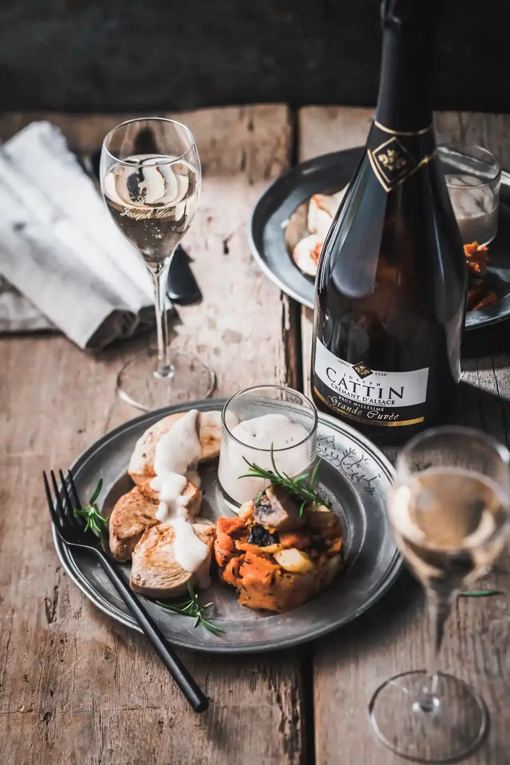 Joseph Cattin Grande Cuvée Crémant mousserende vin 18 mdr