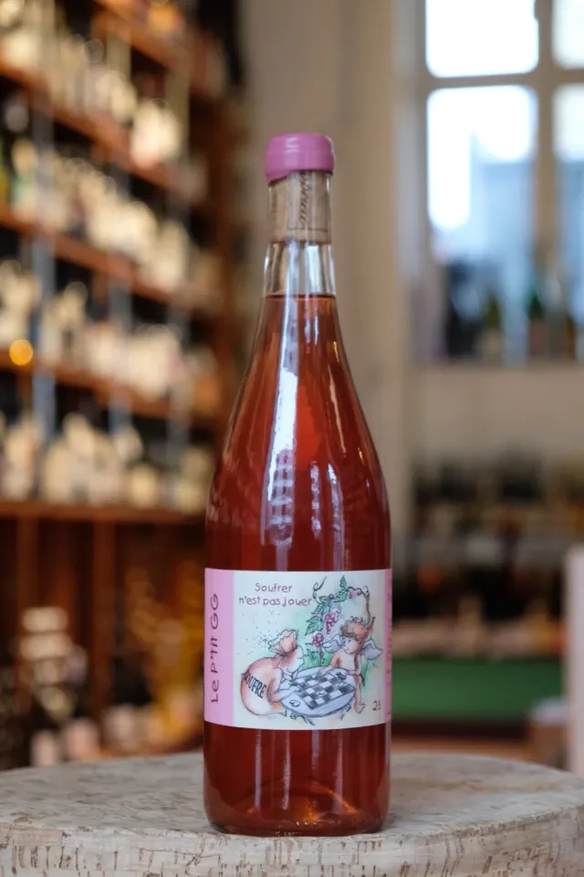 Vin de Table Le P'tit GG rosévin 2023 grolleau gris
