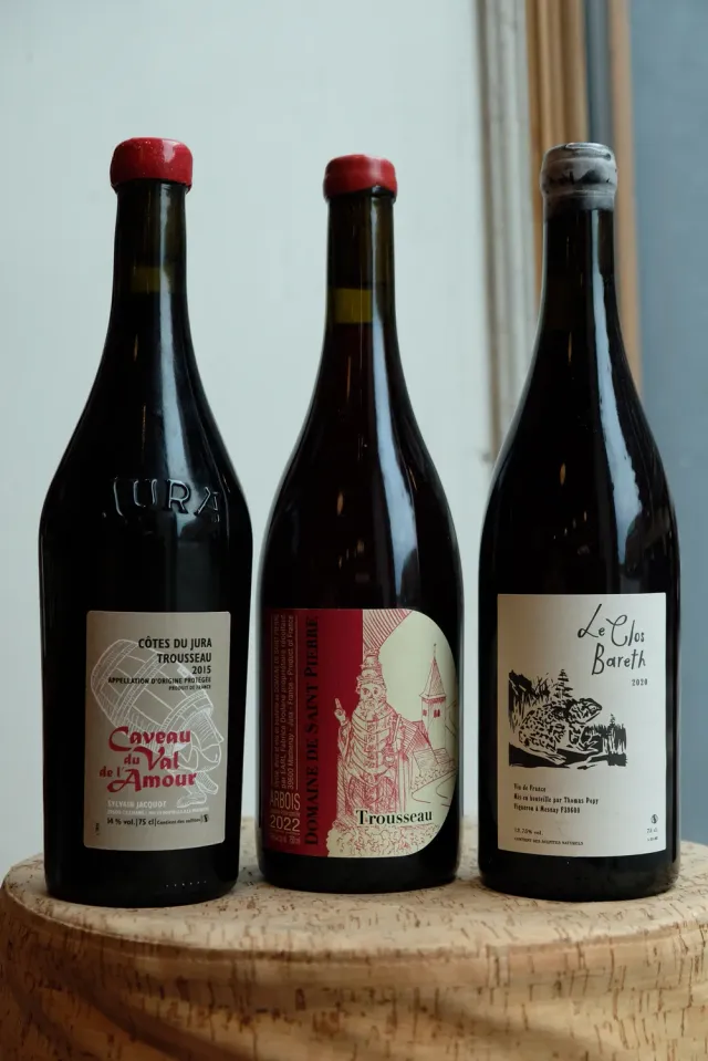 Vin de Table Trousseau rødvin smagekasse 3 flasker Jura
