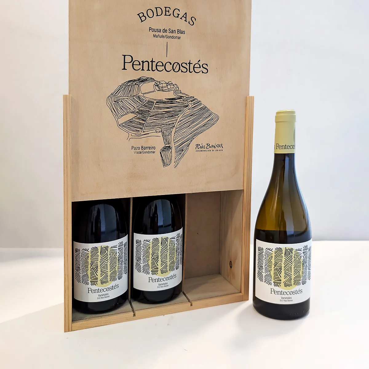 Bodegas Pentecostés Varietales hvidvin 75 cl Albariño blend