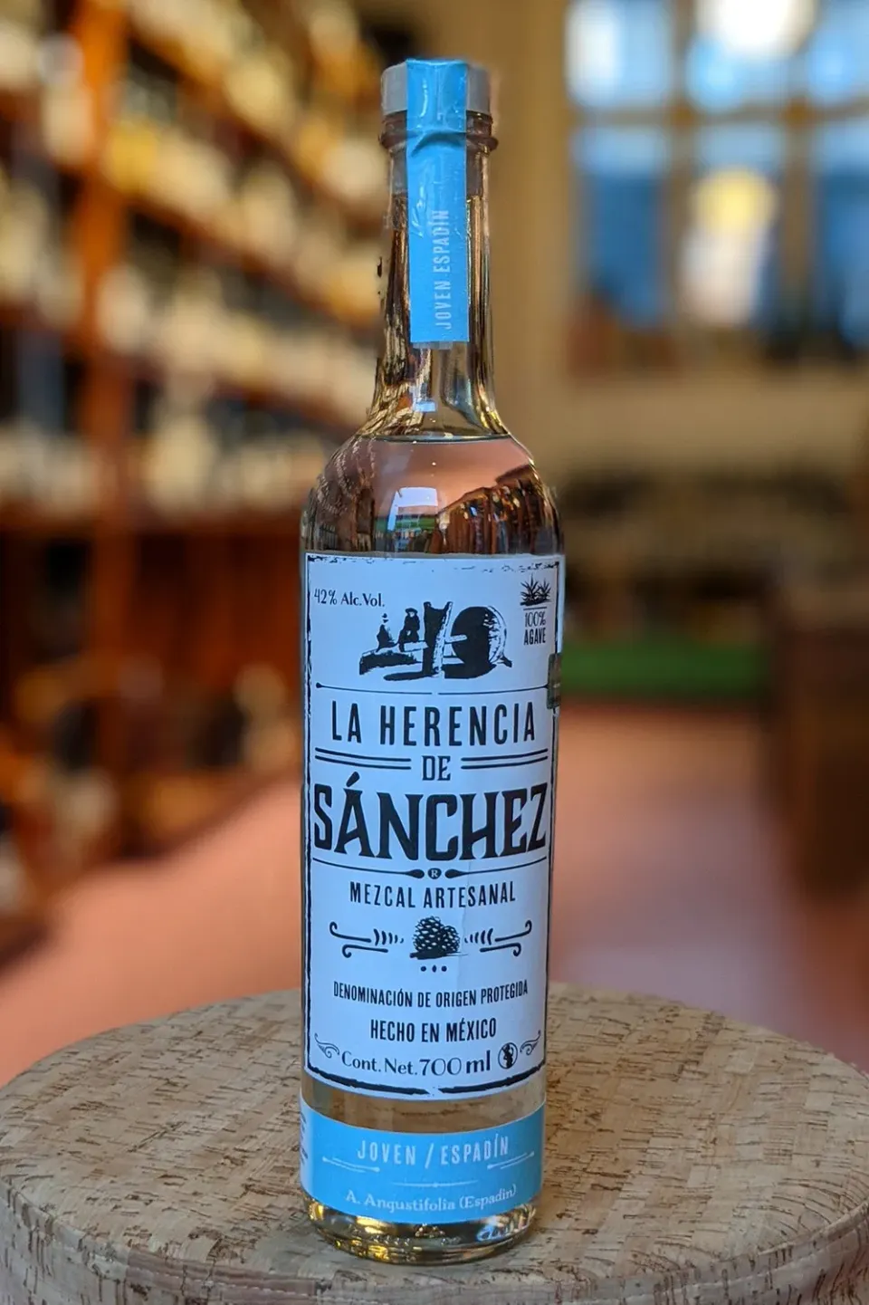 La Herencia de Sánchez Mezcal Joven Espadín mezcal