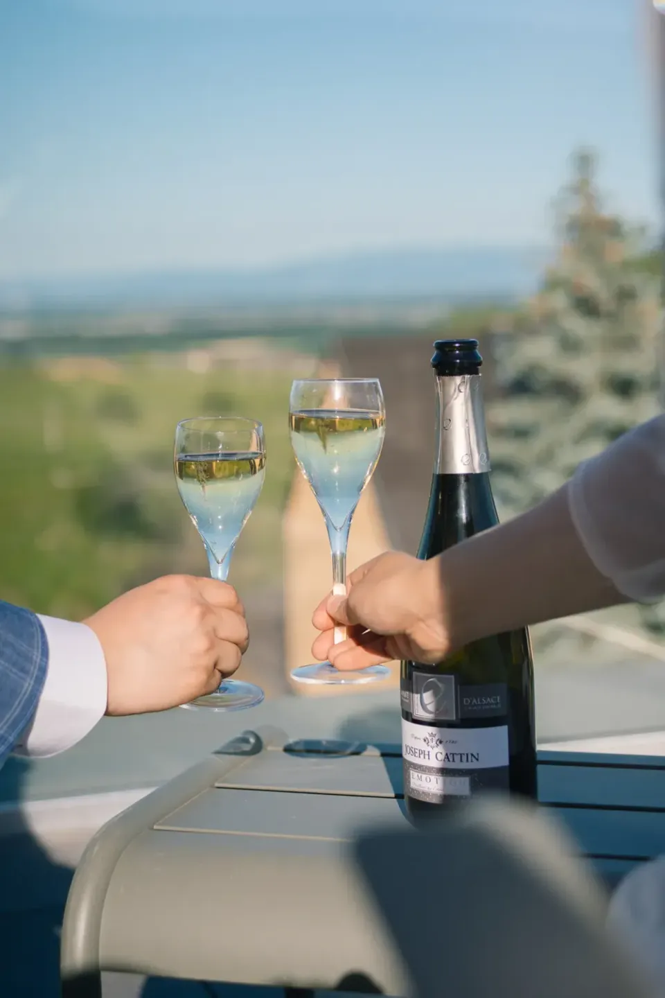 Joseph Cattin Duo Romantique vinsmagning for 2 med flaske